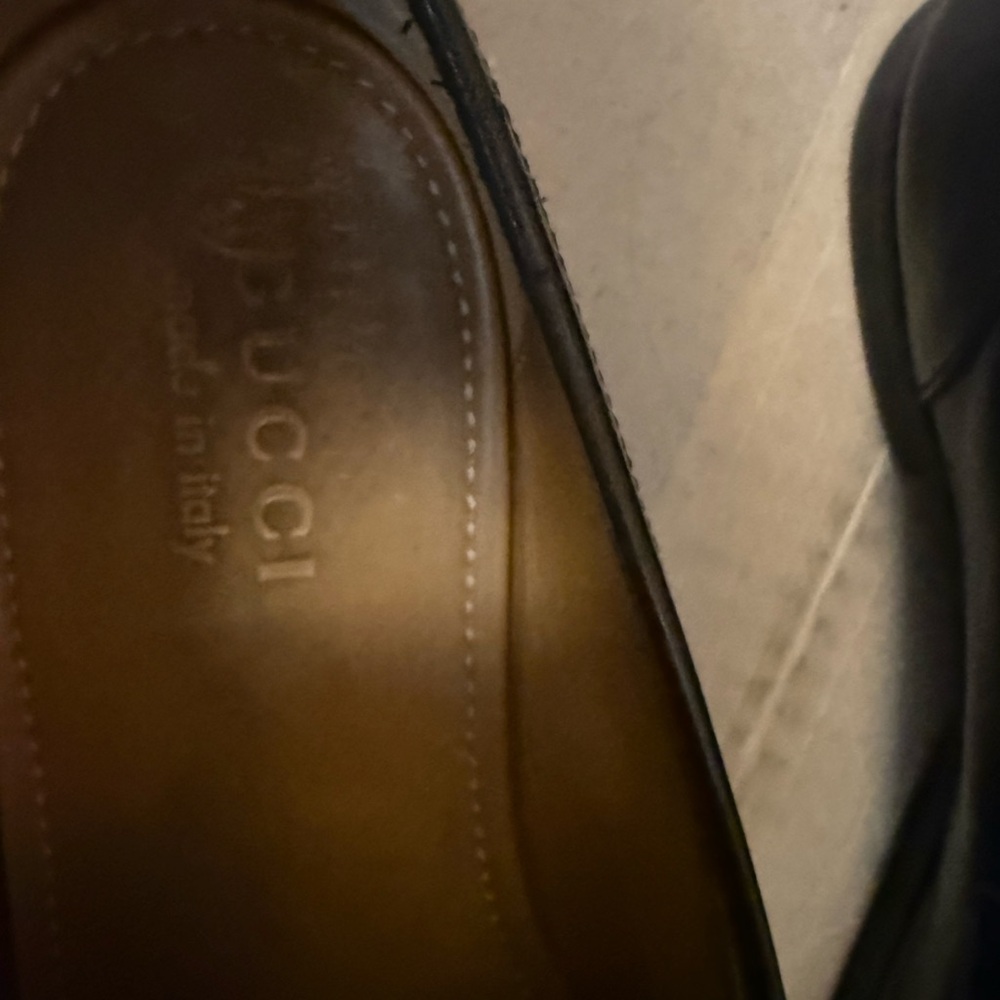 Gucci classic loafers 8 1/2 black excellencet cond taken care of - Picture 13 of 16